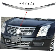 KARPAL Hood Molding Trim Moulding Chrome Compatible with 2010-2016 SRX 