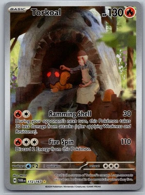 Torkoal 172/167 - IR - NM - Twilight Masquerade - Pokemon TCG - Image 1 of 2
