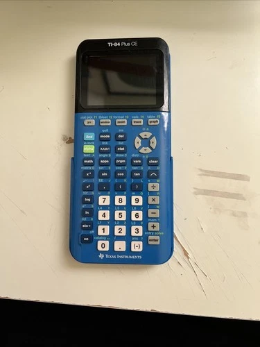 Texas Instruments 84PLCE/TBL/1L1/X Graphing Calculator - Blue