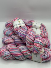 Knitco Good Old Fashioned DK Funky Print Hanks 100% Acrylic -5x100g/280m 