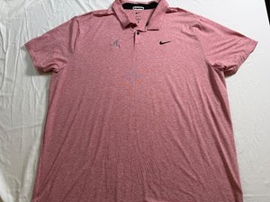 Men's Nike Dri-FIT Tour Red Golf Polo Alabama Crimson Tide 3XL 265