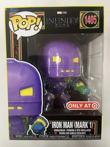 Funko Pop! Iron Man Mark 1 #1405 - Black Light - Marvel Infinity Saga - Target