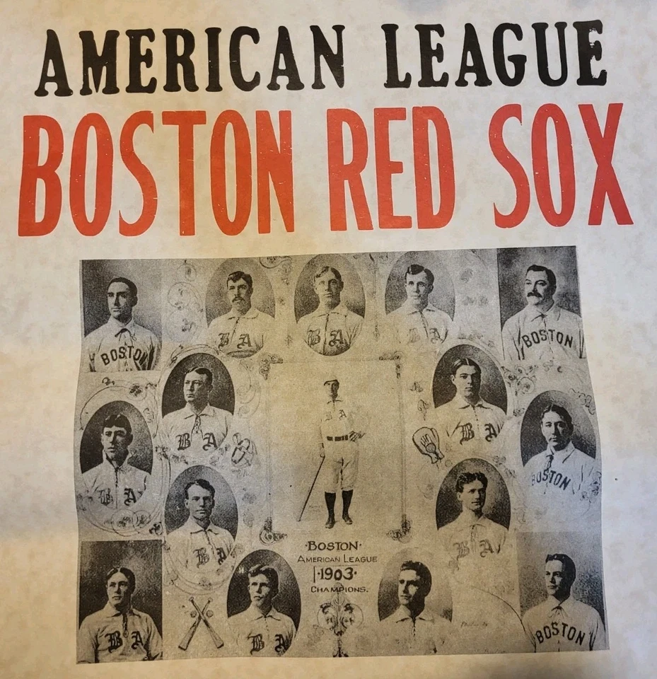  1903 World Series Boston Red Sox 1st Win vs Pirates Baseball 18"x26" Poster - Image 2 of 4