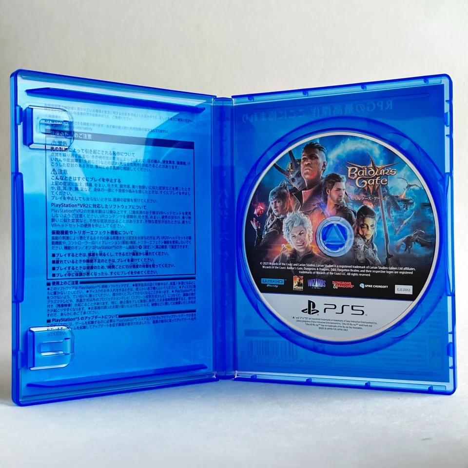 Baldur's Gate 3 Japanese Pkg PS5 PlayStation5 English available USED Tested - Image 3 of 3