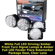 Led Side Marker Turn Signal Light Combo For Jeep 2007-17 Wrangler By Ijdmtoy