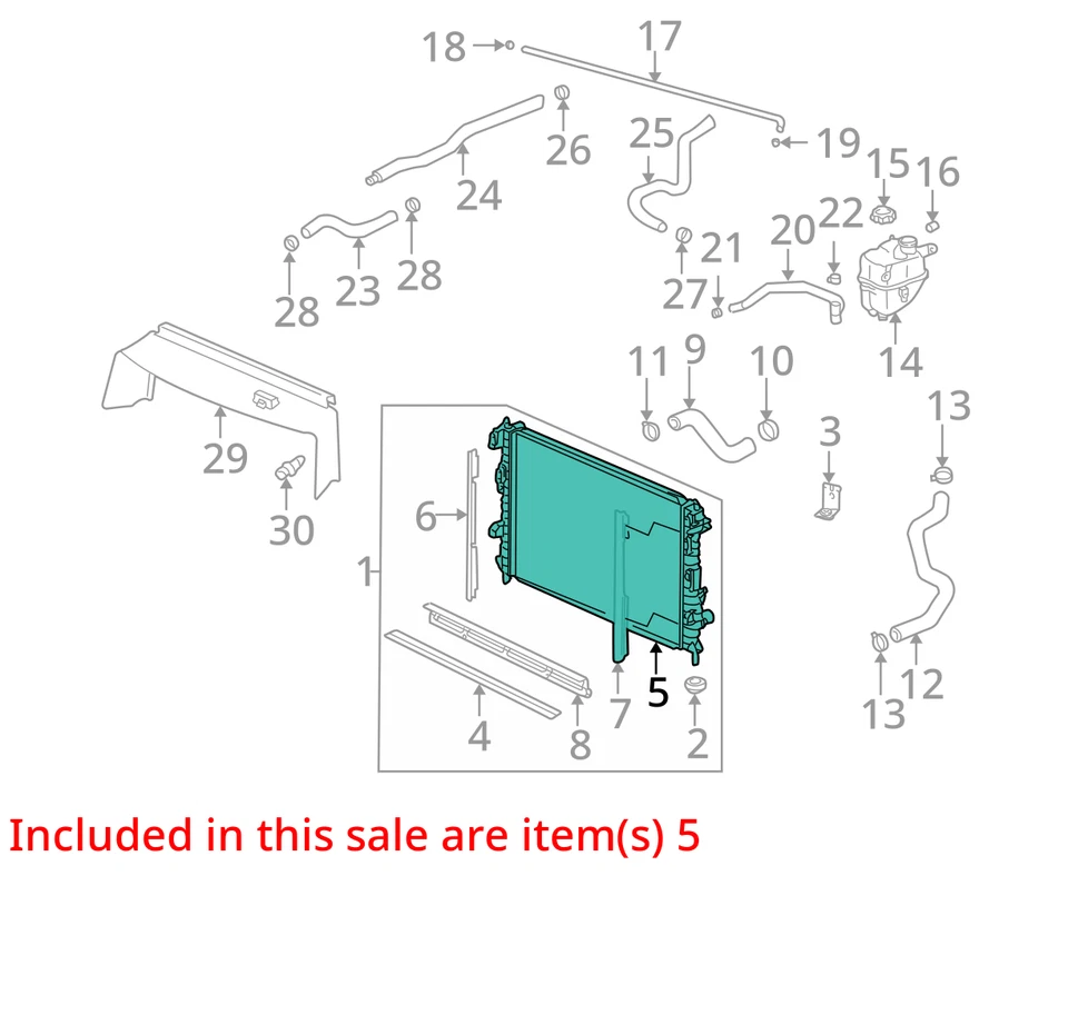 Radiator Opt L81 Fits 02-03 VUE 4355524 Foto 2 de 3
