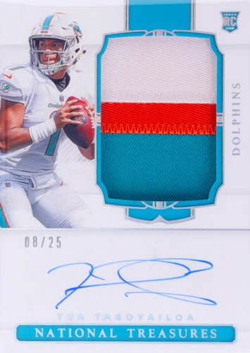 2020 Panini National Treasures Tua Tagovailoa #157