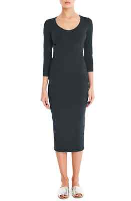 knee length dresses for ladies Demi Ribbed Dress main image 1