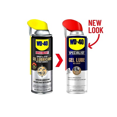 wd 40 spray & stay gel lubricant WD-40 Specialist 10 Oz. Spray & Stay Gel Lubricant