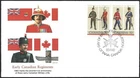 🍁Canada   #1008a  "ARMY REGIMENTS"  Brand New 1983   Fleetwood Cover