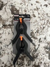 Zestaw 2 - 9 cali metalowy zacisk sprężynowy z pomarańczową końcówką