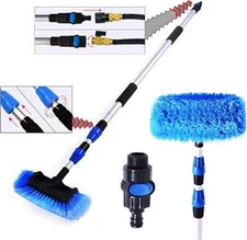 5-12 Foot (20Ft Reach) Deluxe Flow through Car Wash Brush,Long Handle ...