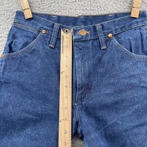 Wrangler Western Jeans Womens 27X33* Blue Rancher Cowboy Cut Bootcut Workwear - Picture 5 of 11