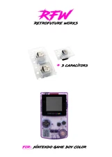 Nintendo Game boy Color SMD Nichicon and Panasonic Capacitor kit - Repair Recap