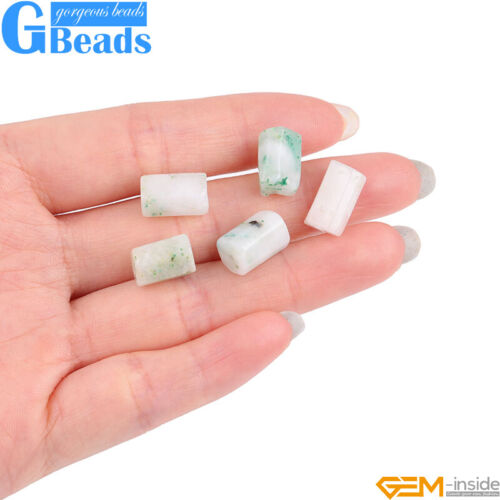 Natural Assorted Gemstone Faceted Tube Column Beads for Jewelry Making 8x12mm - Picture 40 of 192