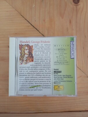 Handel - Messiah - Arias And Choruses cd