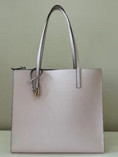 MARC JACOBS LARGE WORK TOTE BAG IN PEACH WHIP COLOR