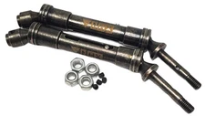 NHX RC Metal Rear Axle CVD (2) - Aged Grey : Traxxas Slash 4x4