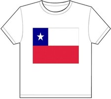 CHILE COUNTRY FLAG T-SHIRT TEE PICTURE PHOTO inca spanish santiago chilean 710