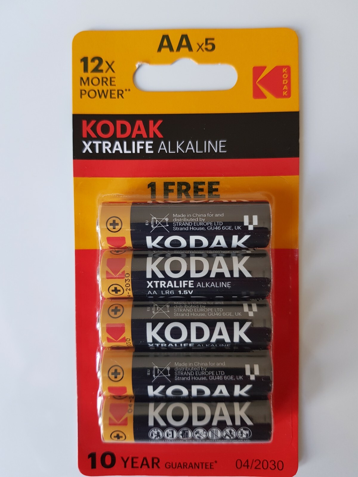 Kodak XTRALIFE AA Alkaline Battery 60 Pack for sale online eBay
