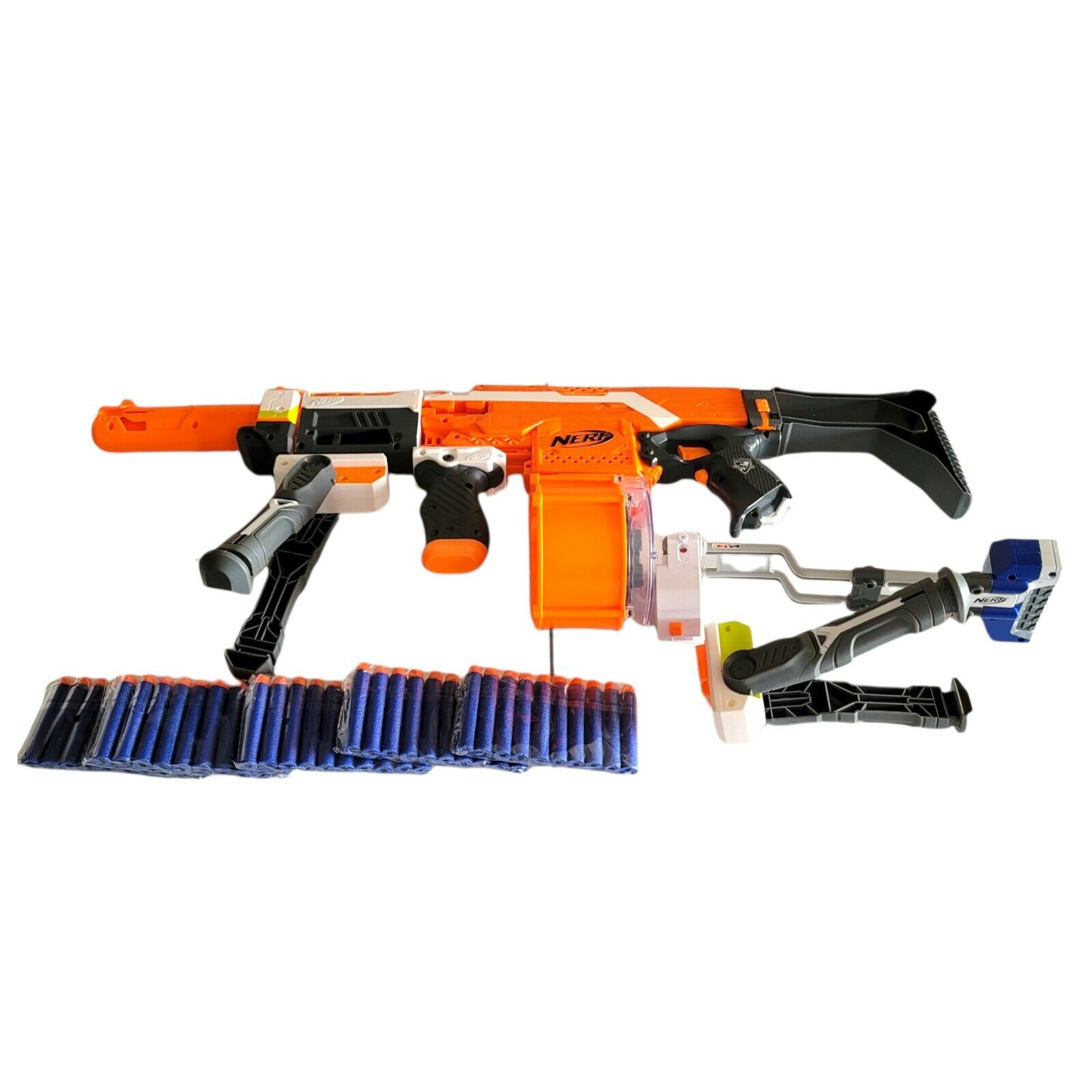 Højde Morse kode hierarki Nerf Elite Stryfe Blaster 2s Bullet Pack With Multiple Accessories &amp;  More | eBay