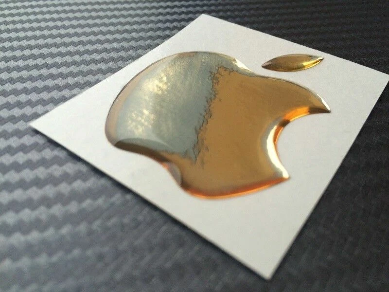 Calcomanía adhesiva logo Apple para iPhone, i Pad o coche, pegatina de repuesto. Foto 3 de 4