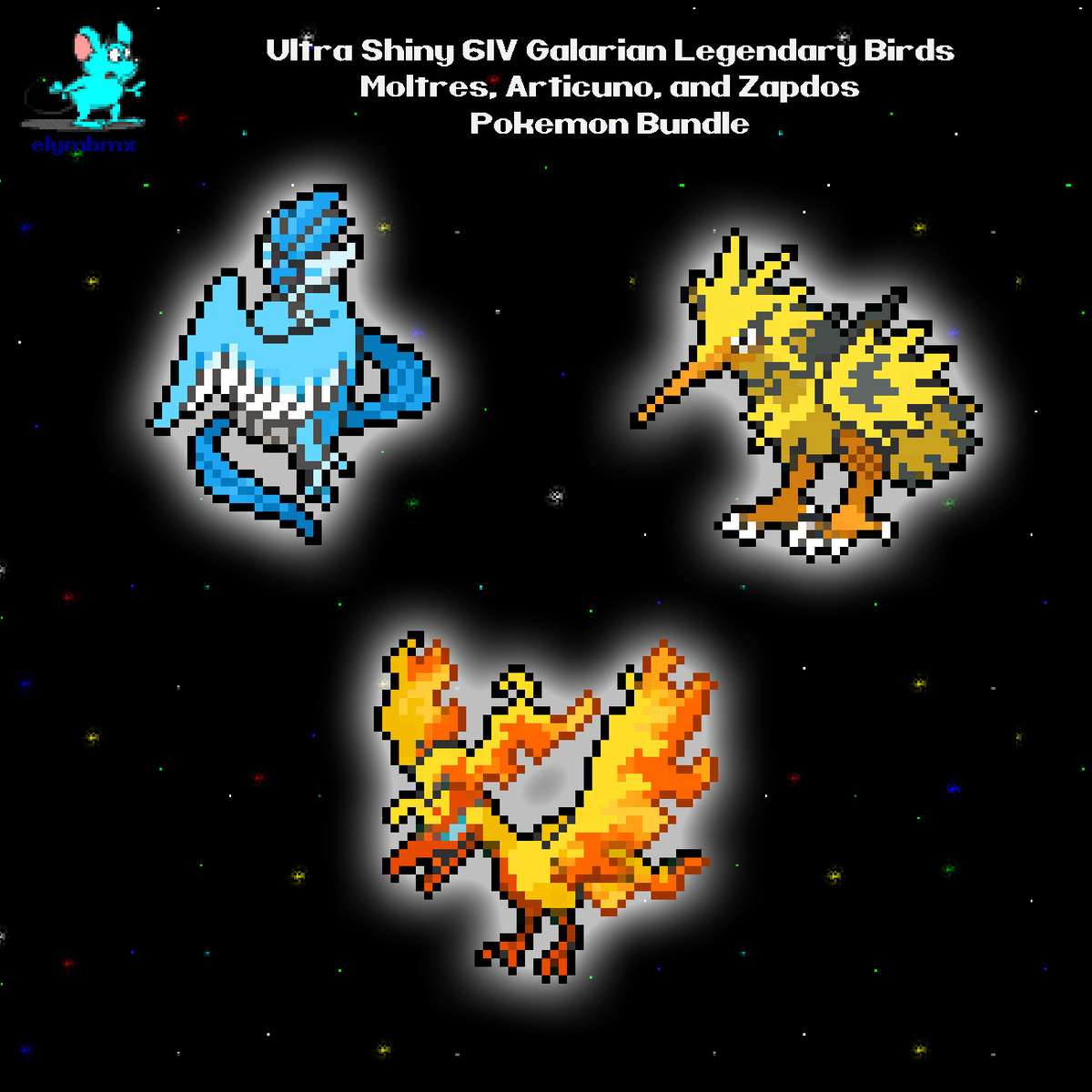 Online Competition Shiny Galarian Articuno - Sword & Shield