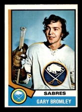 1974 OPC O-Pee-Chee Hockey #7 Gary Bromley EX/MT