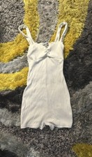 Free Your Mind Ribbed Romper - Ivory