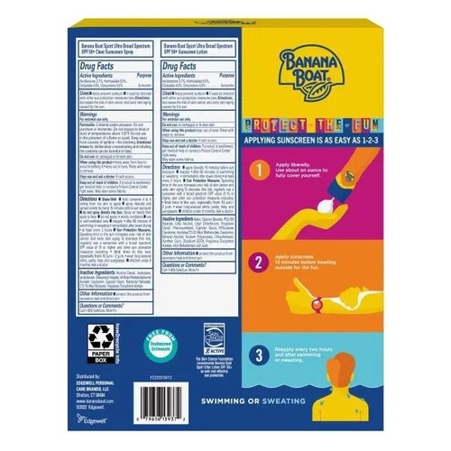 Banana Boat Sport Ultra Performance Sonnenschutz Pack breit LSF 50 | EXP 8/24 - Bild 2 von 3