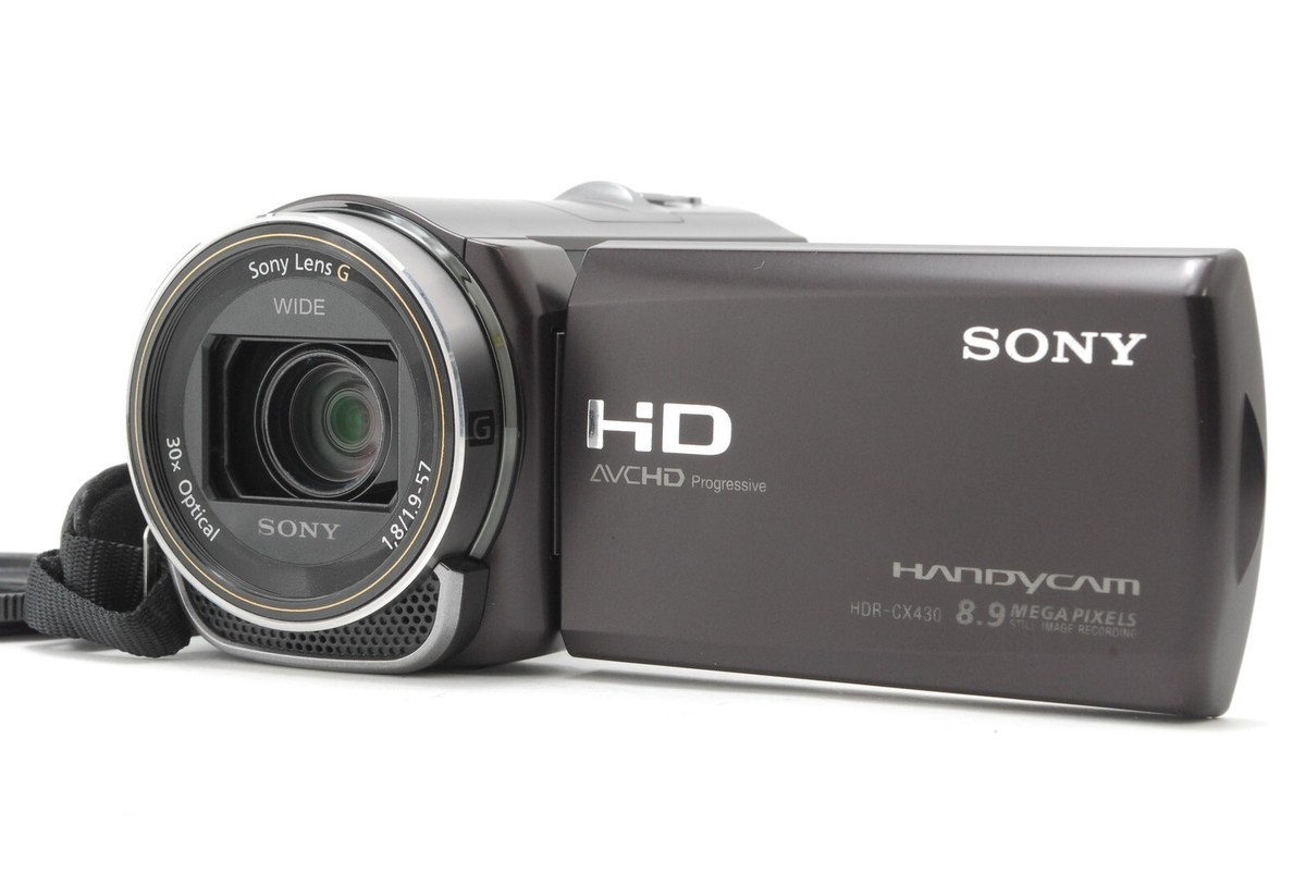 MINT in BOX] Sony HDR-CX430V Digital Handycam Camcorder Brown From