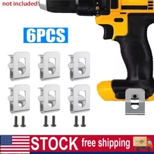 6 PCS Drill Belt Clip Hook For Dewalt 20V Tools for DCD740B DCD740B-B3 DCD771C2