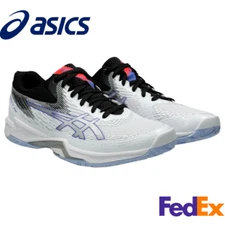 ASICS V-SWIFT FF 4 Volleyball Shoes White/Silver 1053A066 100 Unisex NEW oki