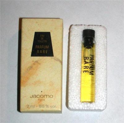 NIB JACOMO PARFUM FRANCE RARE 2 ml Eau de Toilette MINI BOTTLE