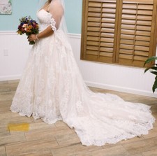 Mori Lee Ivory wedding dress size 16, Petite