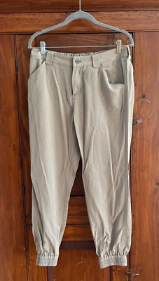 Patagonia Women's 10 Edge Win Tan Joggers Gorpcore Outdoor Tencel