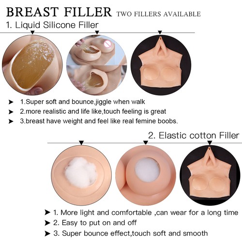 Übergröße Silikon Brustformen gefälschte Boobs C-H Tasse für Crossdresser Drag Queen - Bild 9 von 12