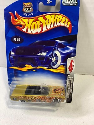 2003 Hot Wheels #67 Dragon Wagons 3/5 '64 LINCOLN CONTINENTAL Gold