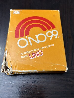 Vintage 1980 O'NO 99 Complete Card Game with instructions & 23