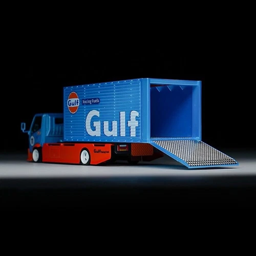 GB MT 1:64 Gulf H300 Tow Truck Custom Racing Fuets Modell Diecast Sammelauto - Bild 7 von 18