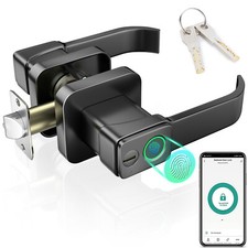Smart Door Lock Biometric Fingerprint Lock Touch Electronic Knob Handle Lock Set