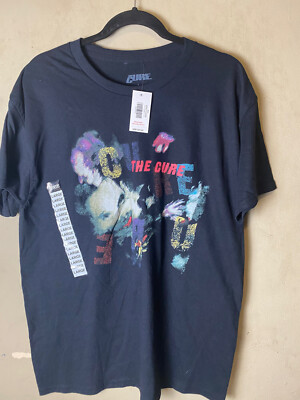THE CURE Disintegration Black Graphic T-Shirt - Size L