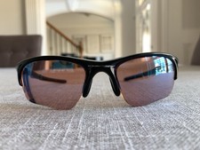 Vtg Oakley Half Jacket Black Purple Sunglasses Rare Made in USA