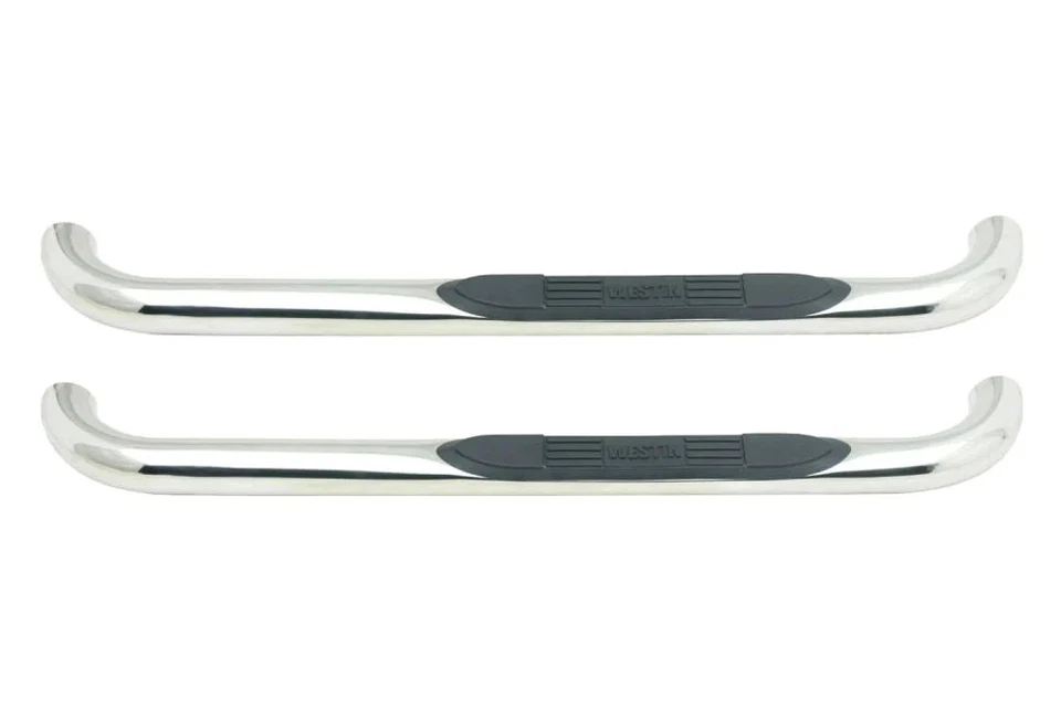 For Dodge Ram 3500 03-09 Westin 3" E-Series Cab Length Polished Round Step Bars - Image 3 of 4