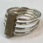 Artisan 25 Hammered Post Back Half Hoop Earrings & Ring 9.7g — photo 2
