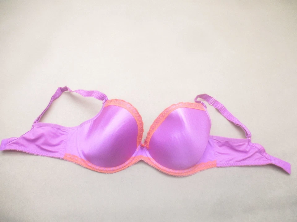 34H Freya женщин фиолетовый с подкладкой на косточках назад застежки Demi бюстгальтер 11A - Изображение 3 из 4
