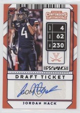 2020 Contenders Draft Picks College Ticket Blue Foil Jordan Mack #307 Auto 05c4