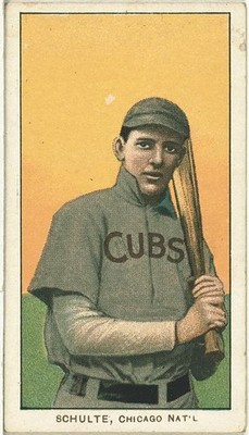 Photo:[Wildfire Schulte, Chicago Cubs, baseball card portrait]