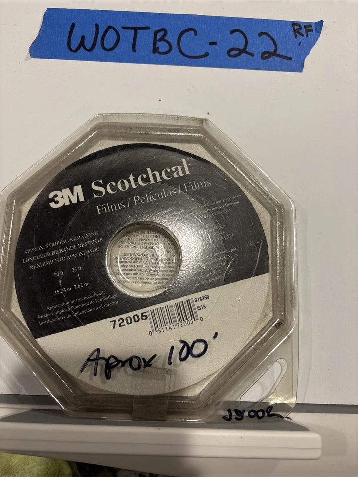 3M Scotchcal Striping Tape 3/16 in. x 100’ (Aprox) Elite Silver Metallic 72005 - Image 3 of 4