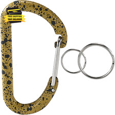 Carabiner Clip Bag Clips Keychain Key Ring Chain Holder Self-Locking Heavy Duty